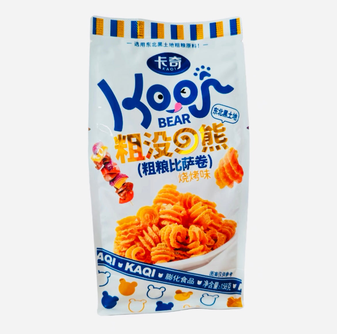 卡奇 粗粮比萨卷 烧烤味 Roll Snack W BBQ Flav KQ 158g