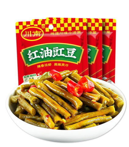 川南 红油豇豆 SweetSour Cowpea with Chili Oil 81g