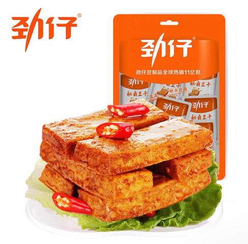 劲仔 麻辣厚豆干 Thick Fried Tofu Spicy Fl JINZAI 108g