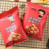 张君雅 麻辣休闲丸子 Wheat Crackers Hot Chili Flavor 80g