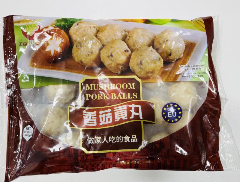 （特价）❄ 正点 香菇贡丸 Mushroom Pork Ball ZD 360g (只限自提或配送）