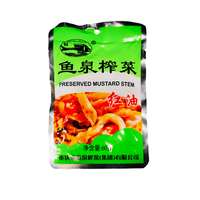 鱼泉 红油榨菜 Chili Preseverd Vegetable FISHWELL 60g