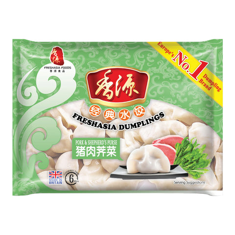 ❄ 香源 猪肉荠菜水饺 Pork & Shepherd's Purse Dumplings XY 400g (只限自提或配送)