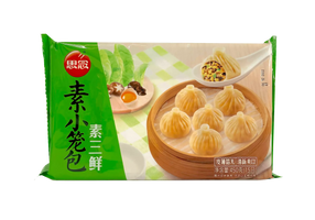 ❄ 思念 素小笼包 素三鲜 Xiaolongbao Mixed Vegetables Synear 450g (只限自提或配送)