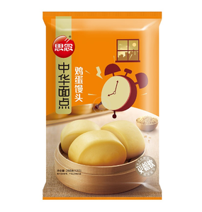 ❄ 思念 鸡蛋馒头 Egg Flavor Bun Synear 288g (只限自提或配送)